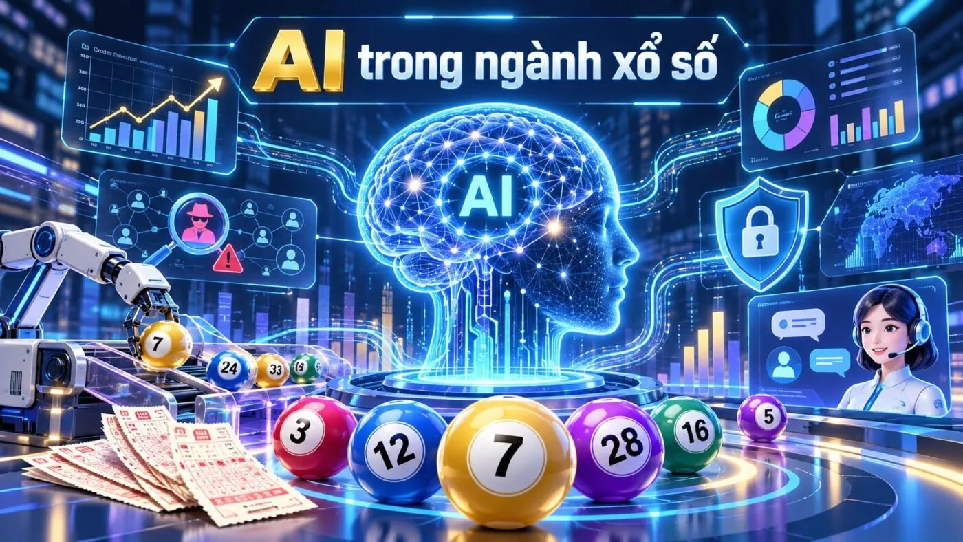 Trí tuệ nhân tạo AI đang thay đổi cách vận hành ngành xổ số như thế nào?